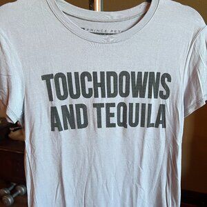 XS Blue/Gray Football T